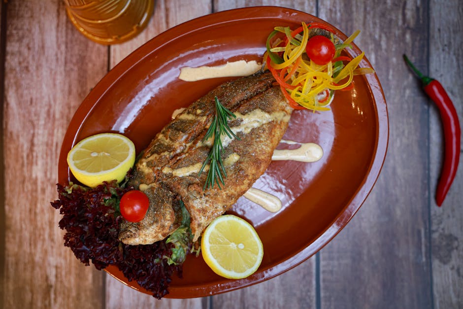 Fiskefilet fylt med krabbekjøtt og reker