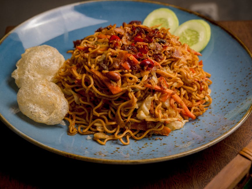 Mee Goreng med reker og tofu