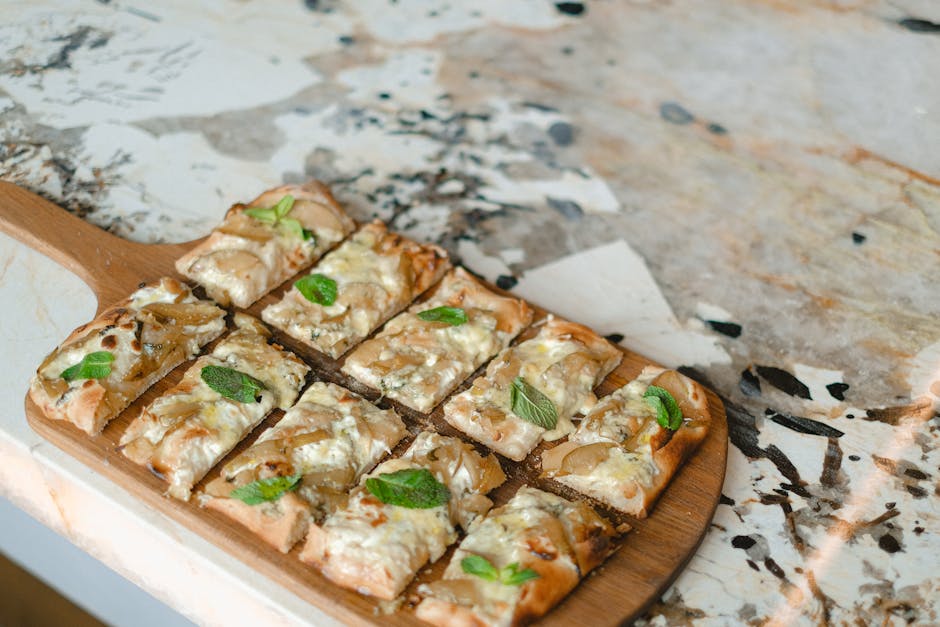 Urtegeitost på flatbrød