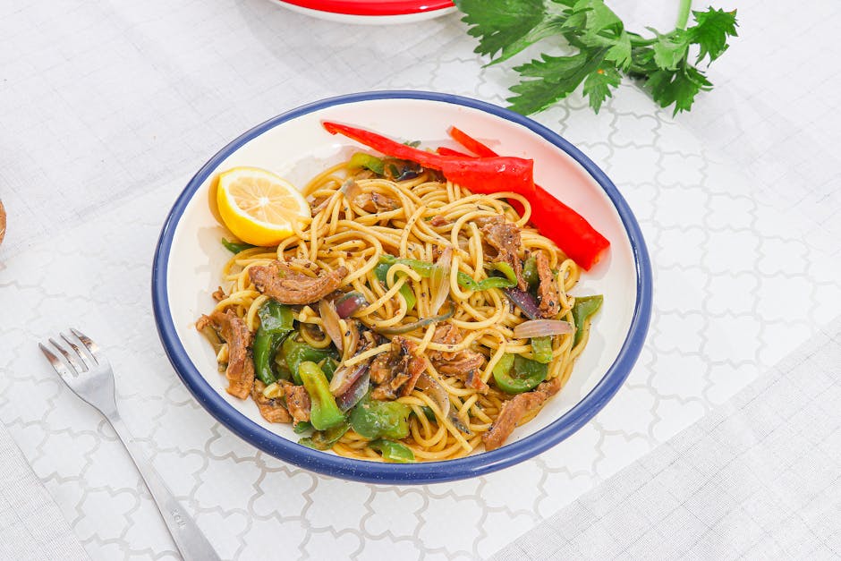 Frisk sitron- og pepperpasta (Capellini)