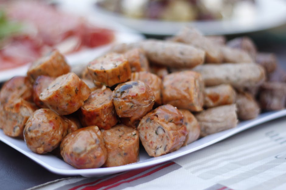 Pølsefylte stuffingballer med sjy