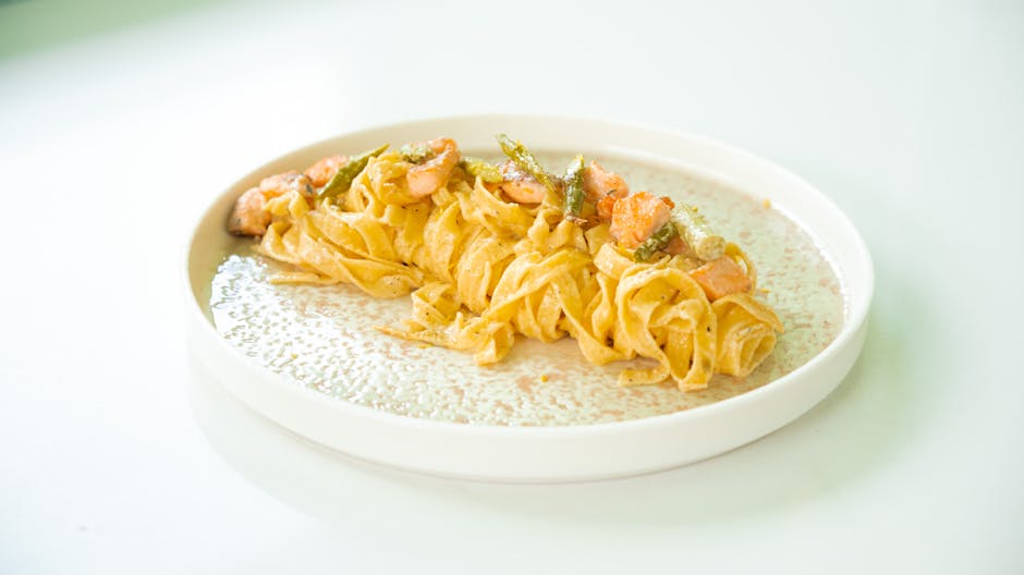 Kremet aspargespasta med sitron