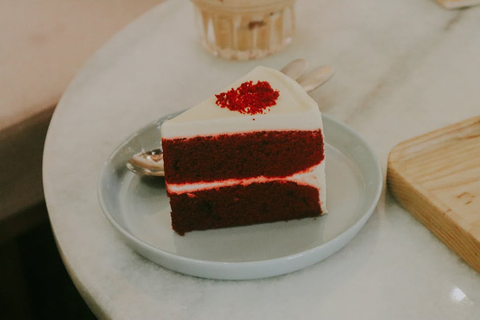 Red Velvet Iskremkake