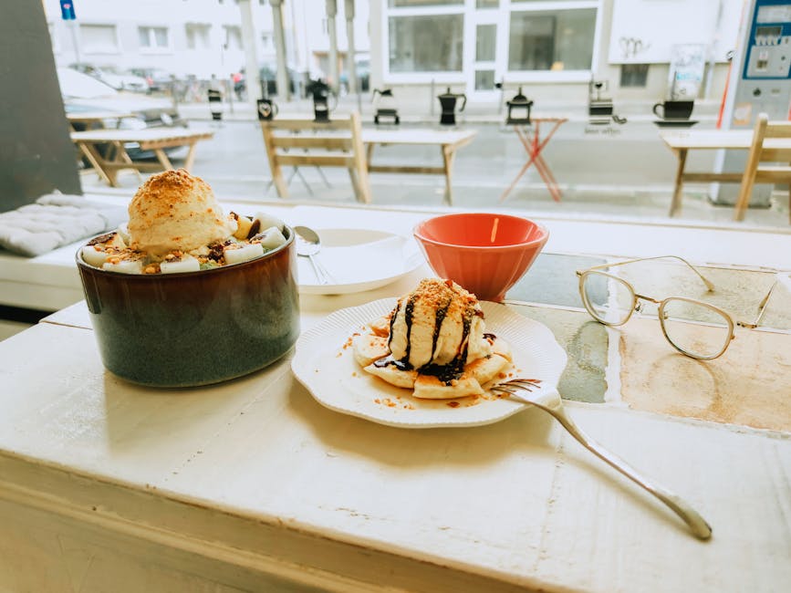 Affogato Sundae med Kaffe og Likør