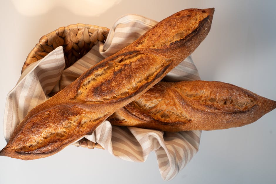 Klassisk fransk brød (baguette)