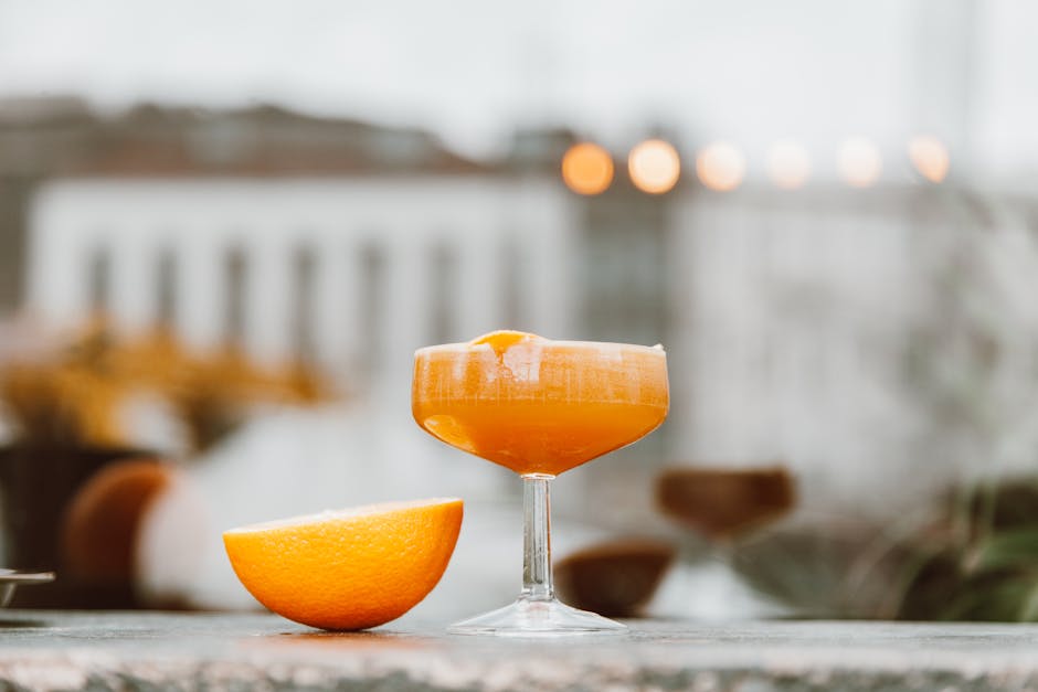 Lipstick Mandarin Cocktail