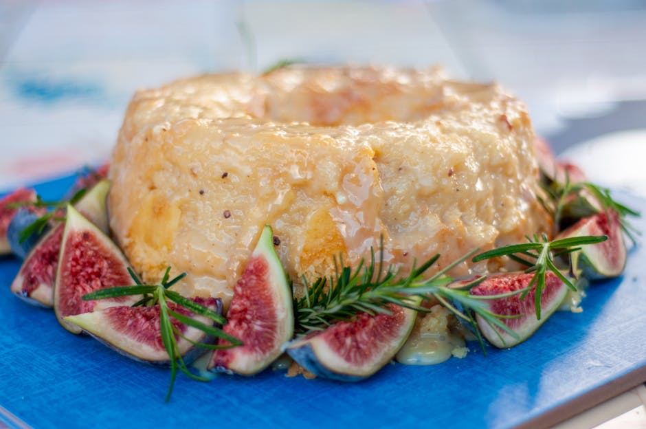 Ferske fiken med rosmarin-geitost