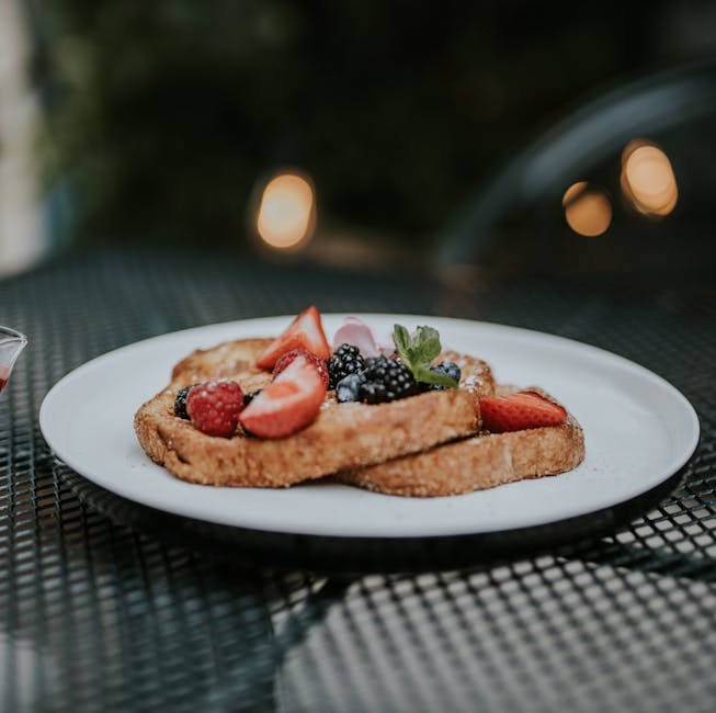Grillet Grand Marnier French Toast med jordbær