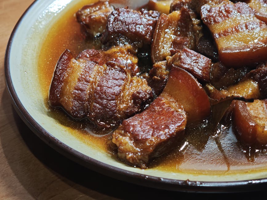 Spansk krydret svinebog med sherry- og honningglasur