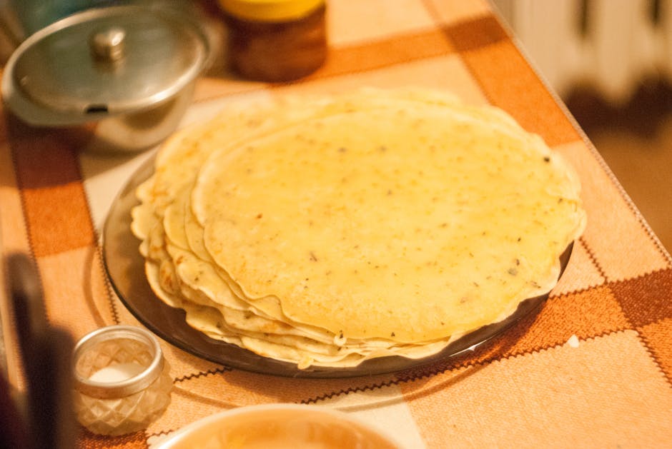 Hjemmelagde mais-tortillas med talg