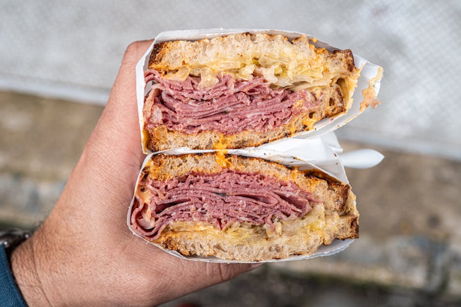 Pastrami Reuben brødbokser