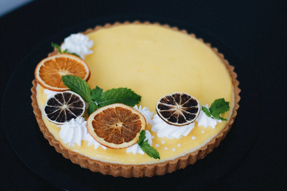 Sitronterter med lemon curd