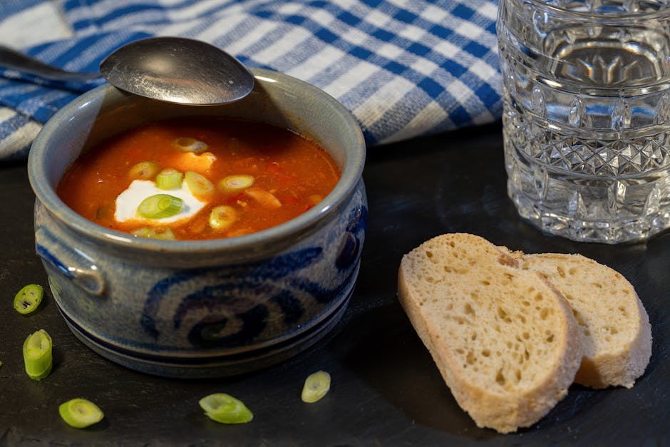 Calamarigryte med hvitløksristet brød