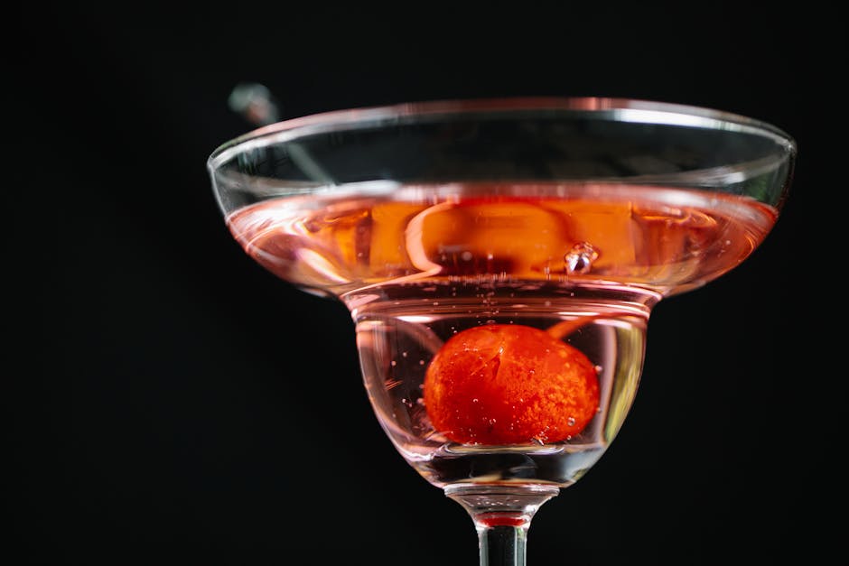 Den svarte rosen cocktail