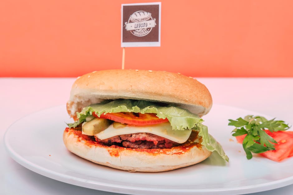 Saftige burgere med storfe og lam