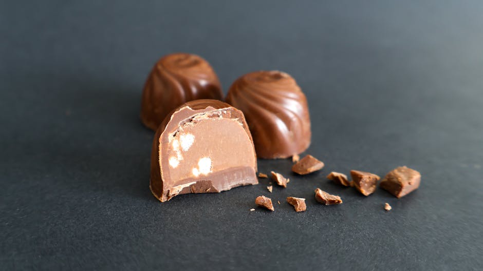Karamellfylte sjokoladebonbons