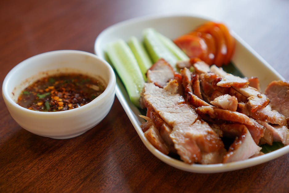 Søt og sprø svinefilet med sennepssaus