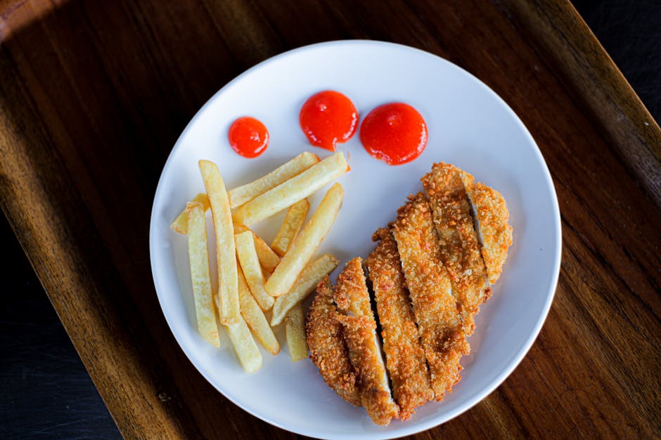 Sprø kyllingfilet med panko og parmesan
