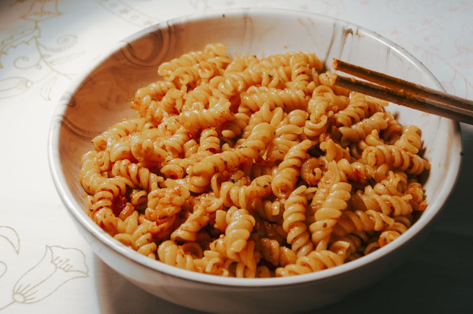 Fusilli med krydret valnøtt- og jalapeñopesto