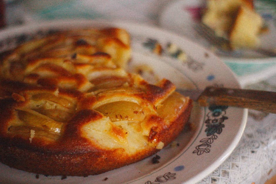 Sjokolade- og eplepai-kake