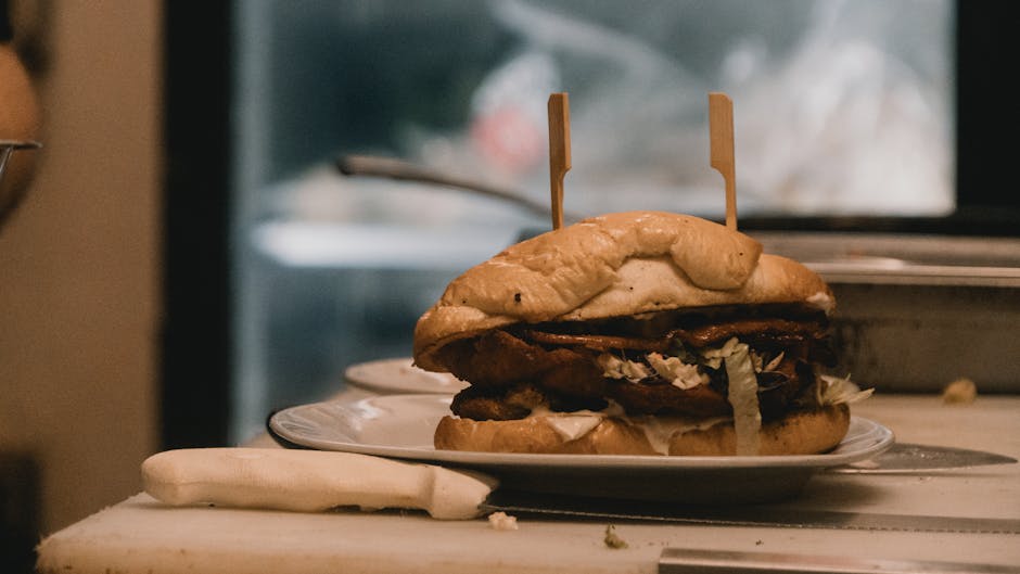 Varme kalkunsandwicher i diner-stil