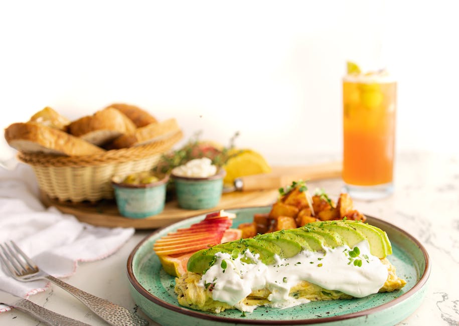 Potet- og safranomelett med karamellisert løk