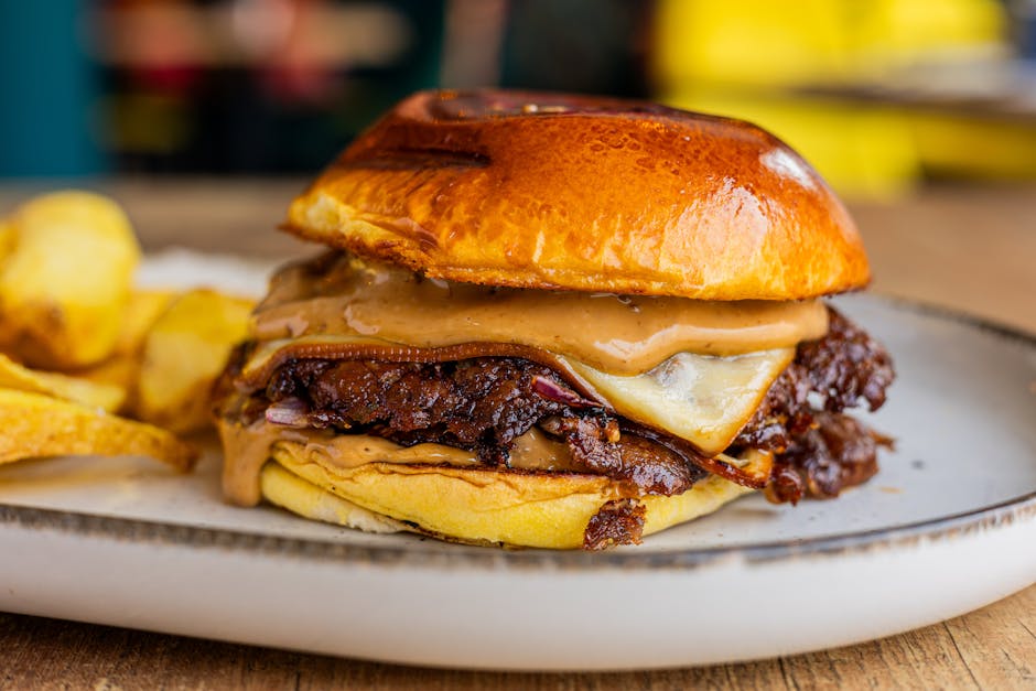 Szechuan-burgere med søt og sterk saus
