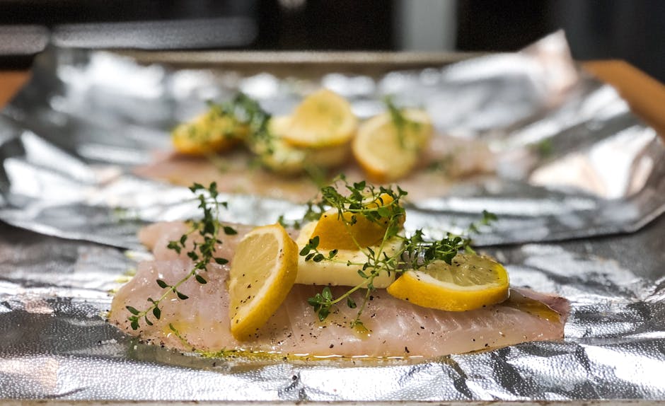 Italienske fisk- og grønnsakspakker