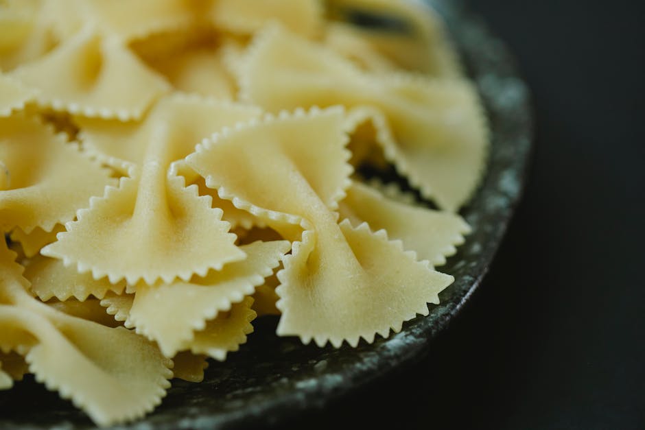Farfalle med gulfinnet tunfisk og kremet saus