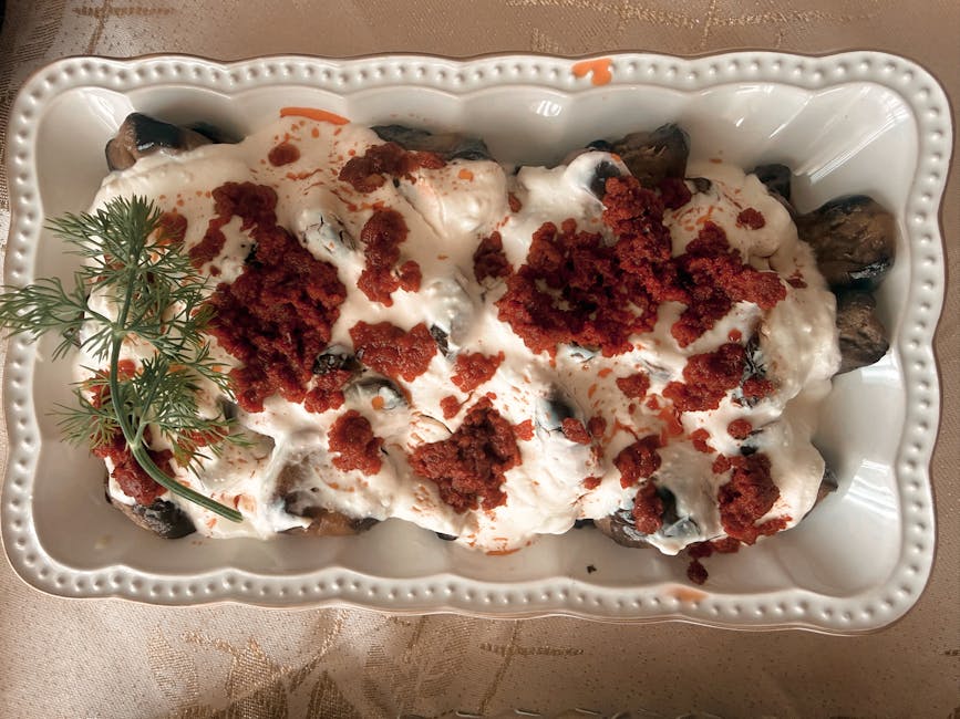 Kjøttboller Stroganoff med sopp og dill