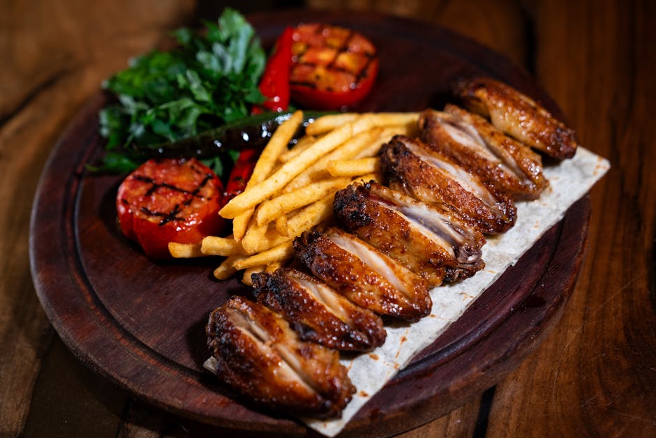 Grillede chili-pommes frites