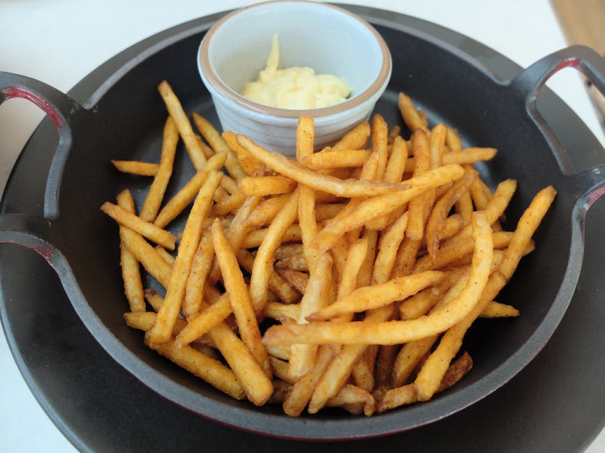 Sprø kikertfries med chipotlemayonnaise