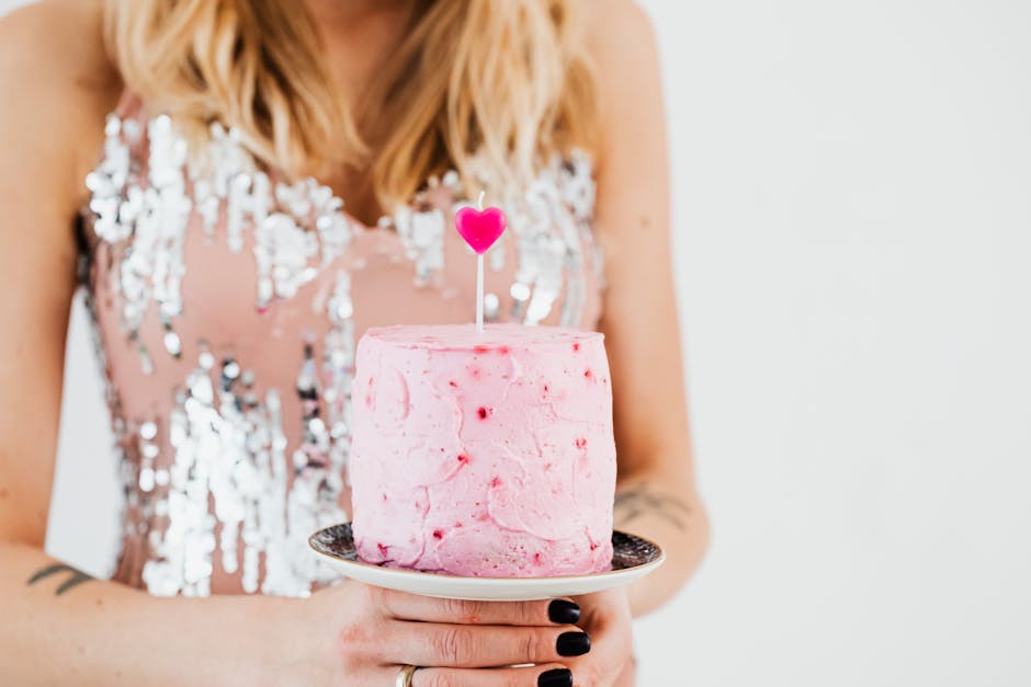 Barbie-kake med marengssmørkrem