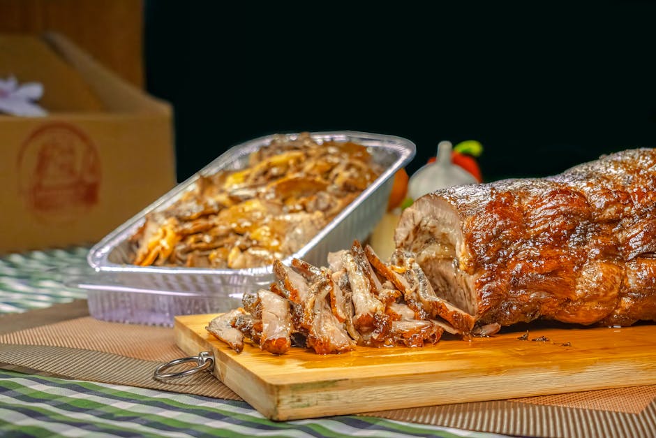 Grisehode med Salsa Verde