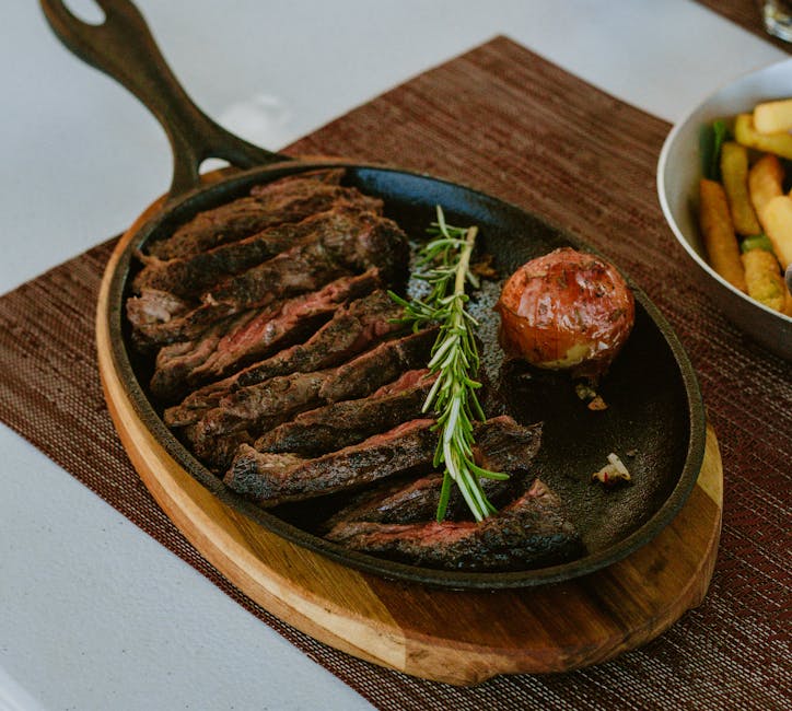 Pommes Aligot med ribeye og løkconfit