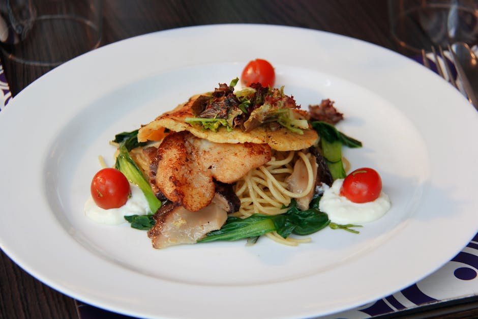 Kylling Gismonda med sopp og spinat