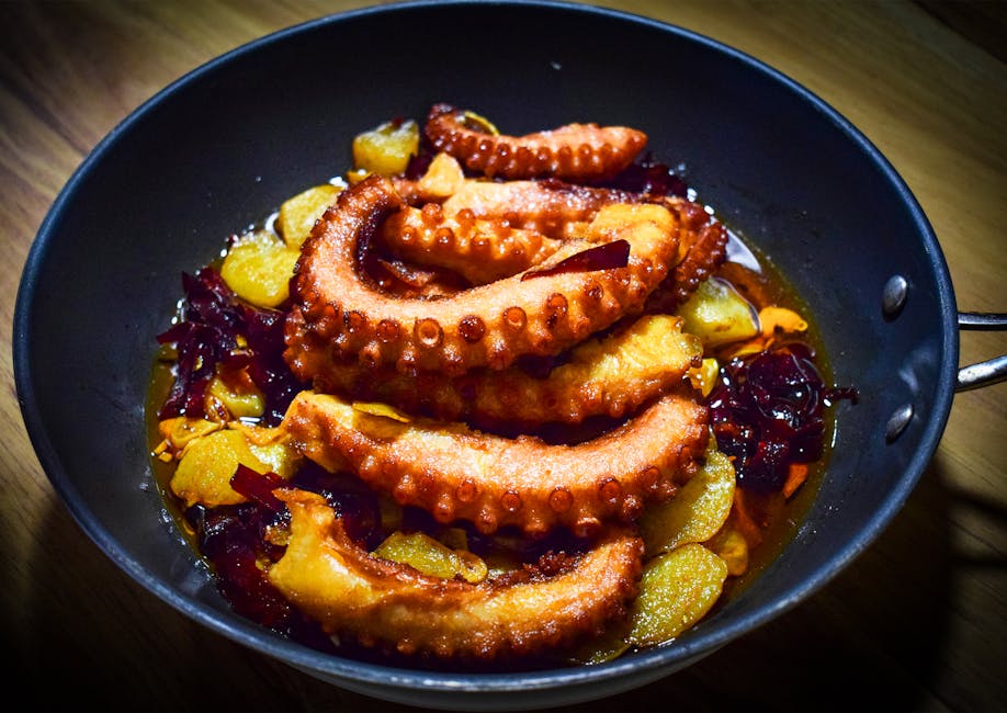 Krydret stekt kamsalat