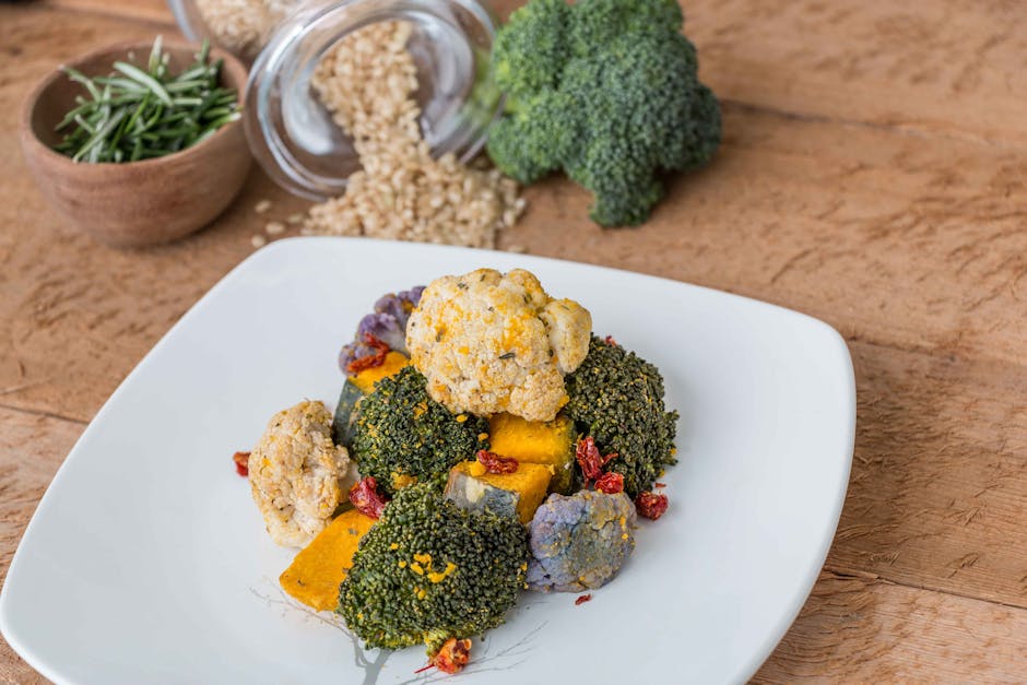 Ovnsbakt brokkoli med panko og parmesan