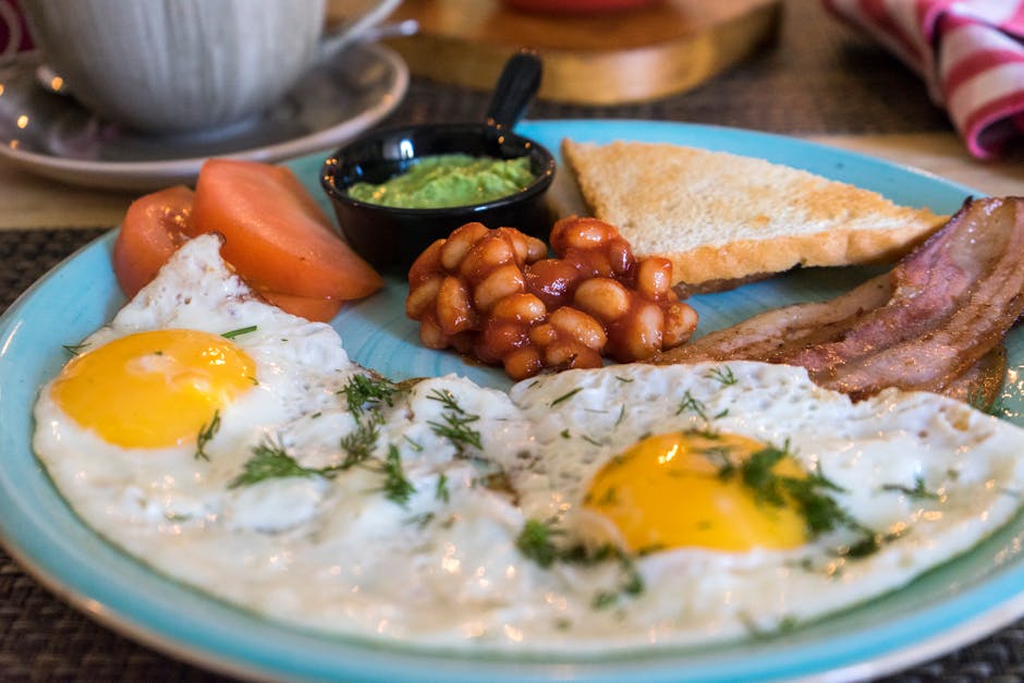 Meksikanske bønner og egg
