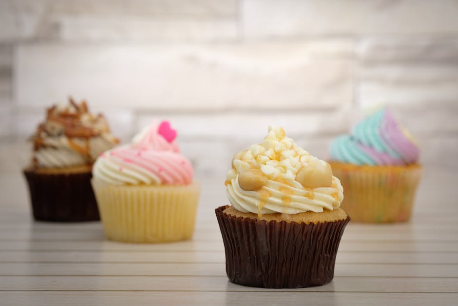 Churro cupcakes med karamellfyll og kremostglasur