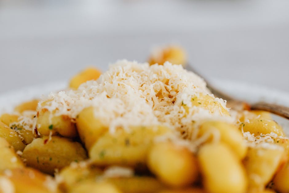 Gnocchi med kanel og sitron-parmesansaus
