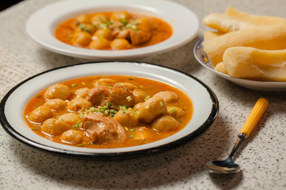 Kremet kyllinggryte med dumplings