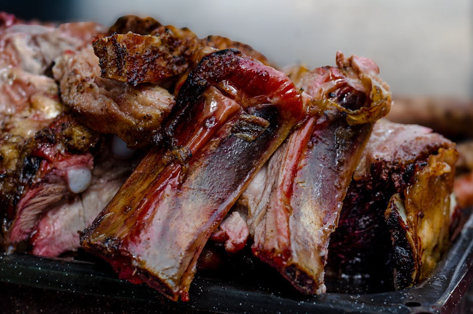 Memphis-stil hickory-røkt okseribbe