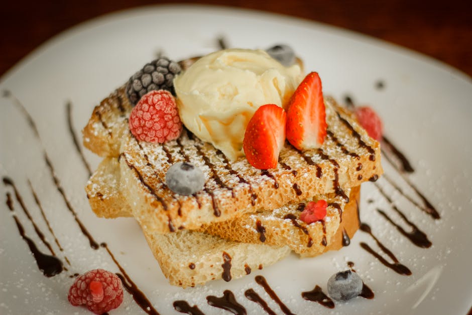 Sjokoladefylt fransk toast