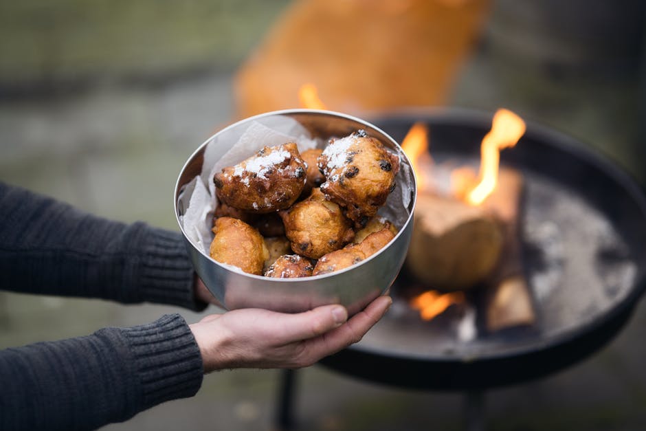Oliebollen (Nederlandske frityrboller)