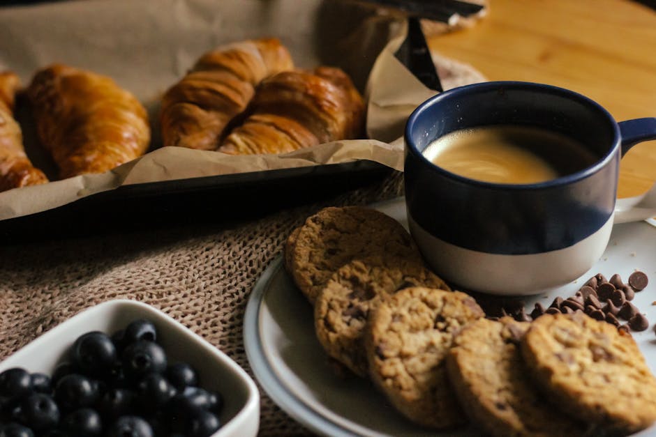 Rugelach med macadamianøtter og kaffe