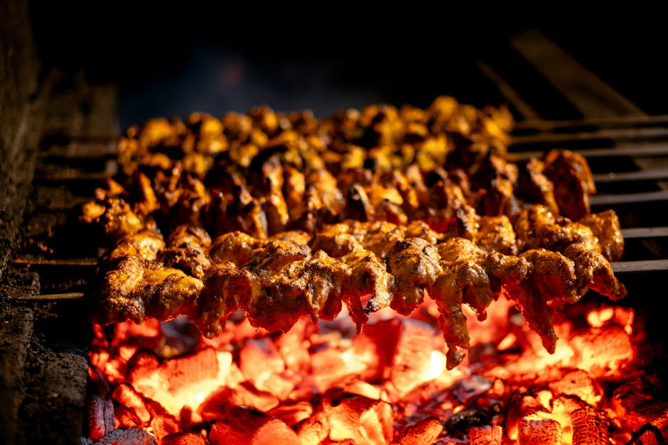 Krydret BBQ-kylling med hjemmelaget saus