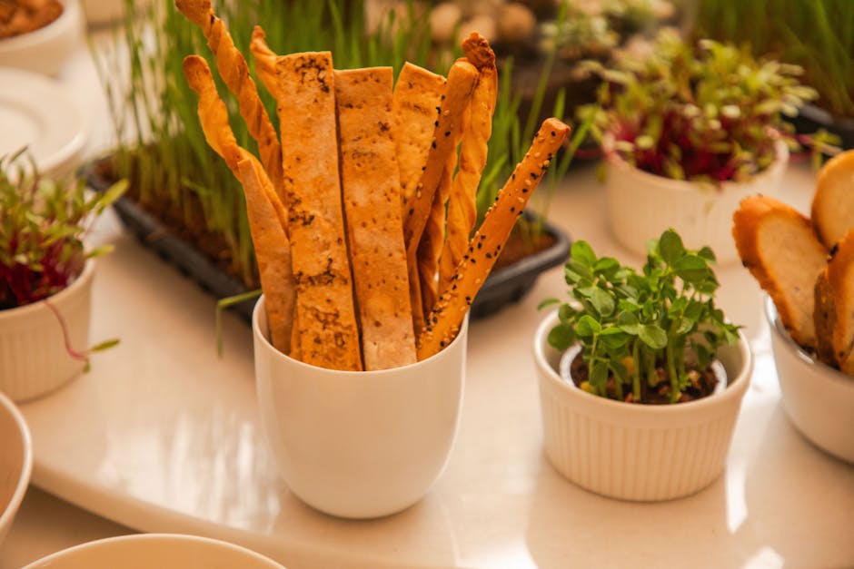Sprø italienske grissini med rosmarin og parmesan