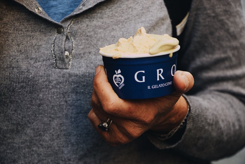 Kremet pistasjgelato
