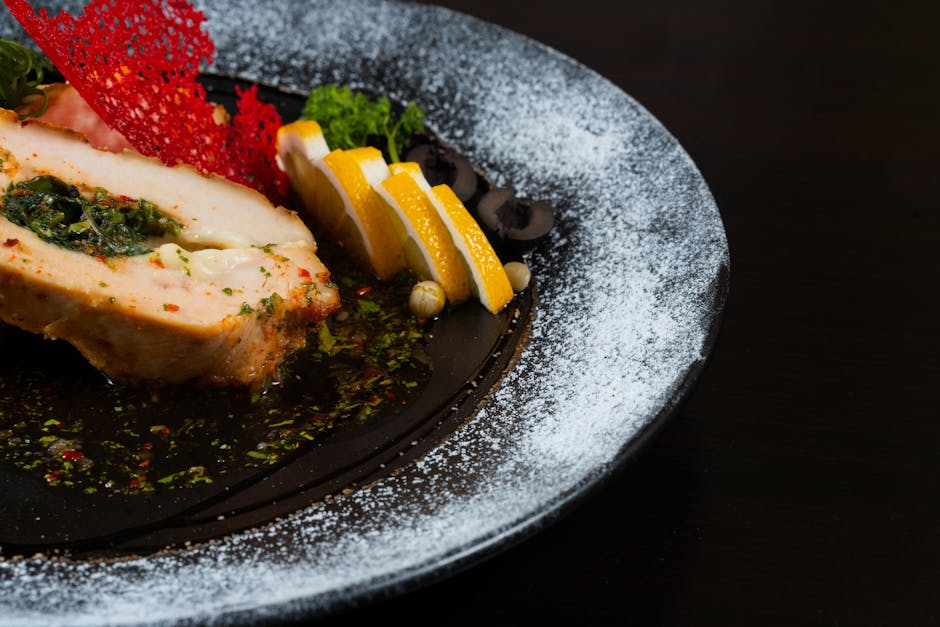 Pepperkylling med sitronspinat